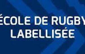Ecole de Rugby EVA est labellisé (garantie de la qualité de la formation par la FFR)