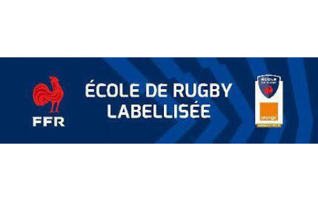 Ecole de Rugby EVA est labellisé (garantie de la qualité de la formation par la FFR)